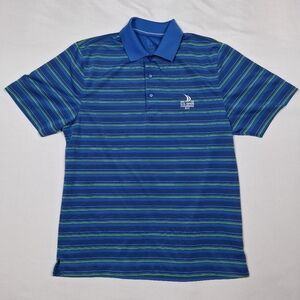 Cutter & Buck Polo Golf Shirt Mens Small Blue Green 2015 US Open Chambers Bay